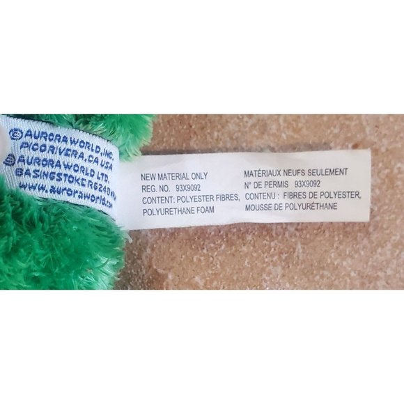 Aurora World Crocodile Alligator Hand Puppet 13" Plush Body Green Stuffed Toy - Picture 9 of 9